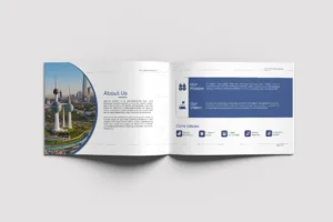 Company profile design for food and beverage company in Kuwait